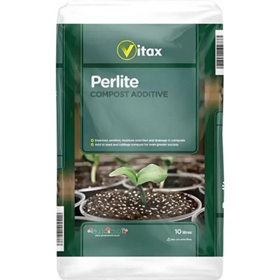 Perlite 10LPremium Soil Conditioner For Drainage & Aeration from B&Q