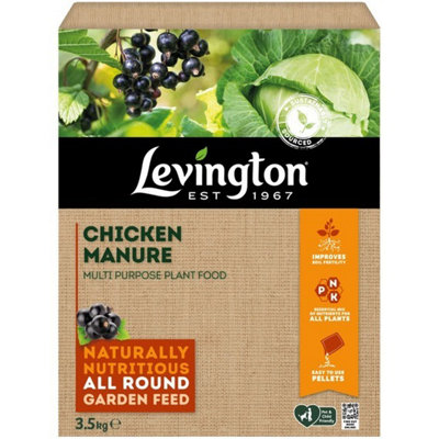 Levington Chicken Manure 3.5KgOrganic Garden Fertiliser For Healthy Plant Growth from B&Q