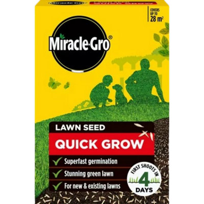 Miracle-Gro Quick Grow Lawn Seed 28M² Fast Germinating from B&Q