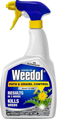 Weedol Path & Gravel Rtu 1L Glyphosate-Free Weed Killer For Patios & Paths from B&Q