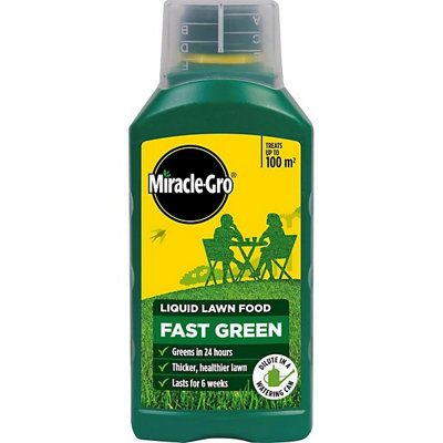 Miracle-Gro Evergreen Fast Green Liquid Lawn Food 1L Concentrate from B&Q