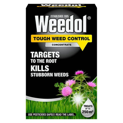 Weedol Tough Weed Control 500Ml Concentrate Kills Broadleaf Weeds Treats 250M² from B&Q