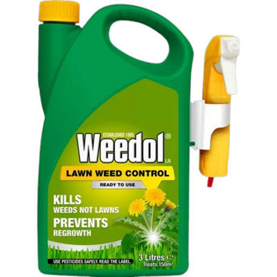  - Weedol Lawn Weed Control 3L Rtu Selective Weedkiller