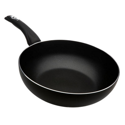 28Cm Non-Stick Wok Stir Fry PanDurable Kitchen Cookware from B&Q