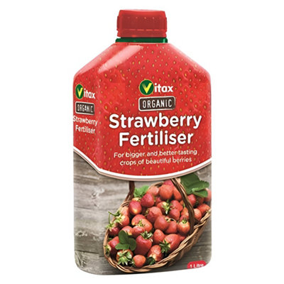 Vitax Organic Strawberry Feed1 Litre Natural Liquid Food For Fruit & Health from B&Q