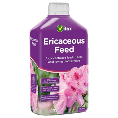 Vitax Ericaceous Feed 1 Litre Concentrated Liquid For Acid-Loving Plants Rhododendrons Azaleas from B&Q