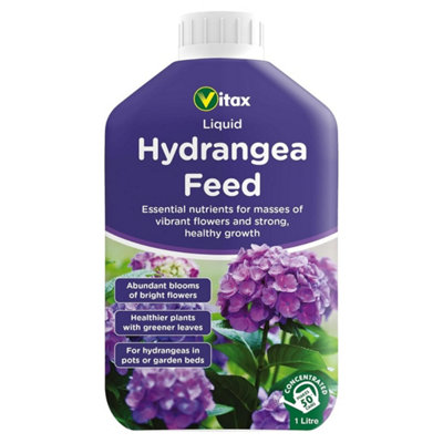Vitax Hydrangea Liquid Plant Feed 1 Litre Concentrated For Vibrant Blooms & Growth from B&Q