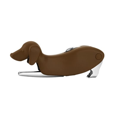 CKB Ltd Dachshund Sausage Dog Bottle Opener Waiters Corkscrew Bartender Professional Tool Wine Bottles Stainless Steel Silicone Handle from B&Q