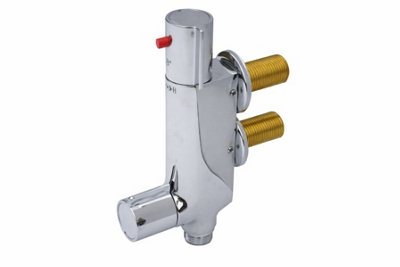 Caravan Shower Vertical Thermostatic Valve V100- Chrome 45mm Centres