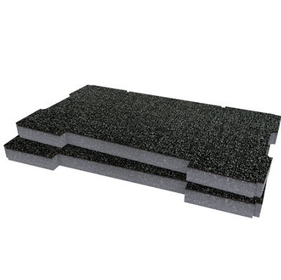 Shadow Foam Ridgid Pro System Tool Organiser (Version 1) Foam Inserts (Grey 30mm) from B&Q