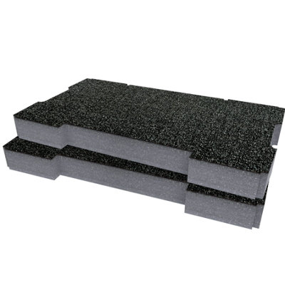 Shadow Foam Ridgid Pro System Tool Organiser (Version 1) Foam Inserts (Grey 50mm) from B&Q