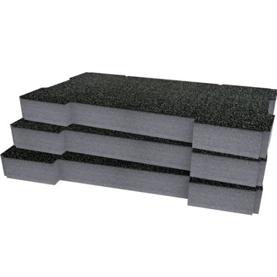 Shadow Foam Ridgid Pro System Toolbox Stack (Version 1) Foam Inserts (Grey 50mm) from B&Q