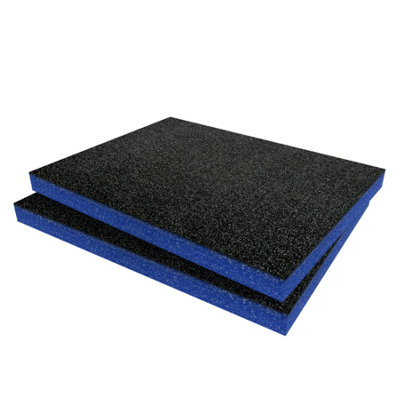 Shadow Foam Magnusson Clikstor 1-Drawer Stackable Tool Chest Foam Inserts (Blue 30mm) from B&Q