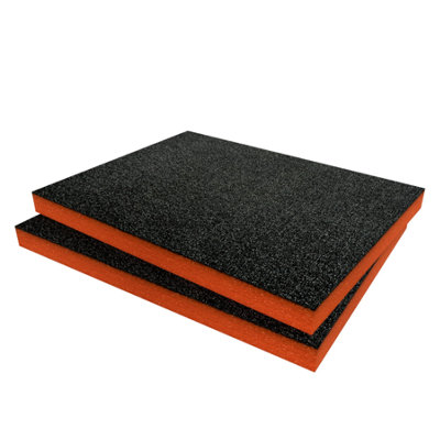 Shadow Foam Magnusson Clikstor 1-Drawer Stackable Tool Chest Foam Inserts (Orange 30mm) from B&Q