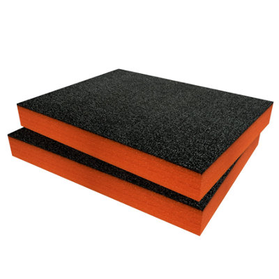Shadow Foam Magnusson Clikstor 1-Drawer Stackable Tool Chest Foam Inserts (Orange 50mm) from B&Q