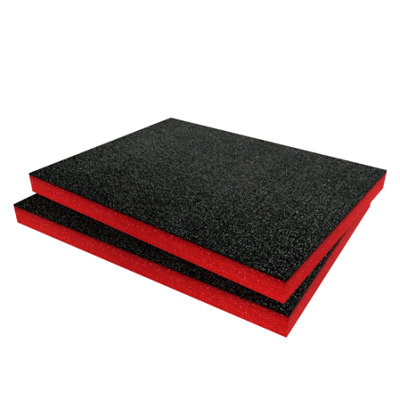Shadow Foam Magnusson Clikstor 1-Drawer Stackable Tool Chest Foam Inserts (Red 30mm) from B&Q