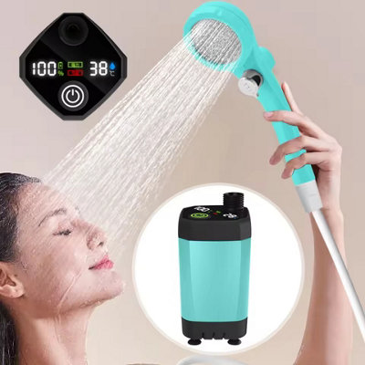 Camping Shower Pump Rv Outdoor Shower Kit Camp Shower from B&Q