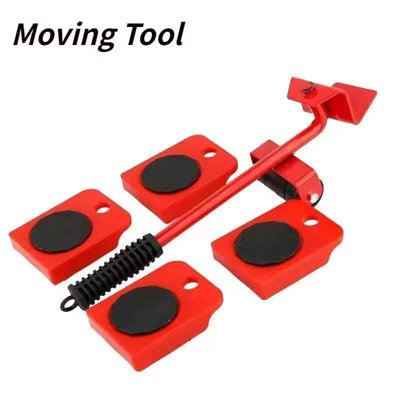 5Pcs Set Heavy Furniture Lifter Movers Tool Household Sharp Tool Furniture Shifter Bed Shifter Heavy Object Mover from B&Q