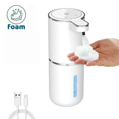  - Touchless Automatic Soap Foam Dispenser Usb Rechargeable With Infrared Sensor