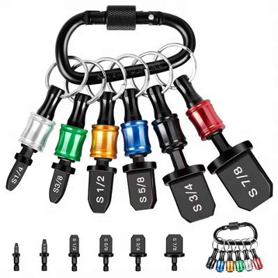  - 12Pcs Swage Tool Repairing Set With Bit HolderAir Conditioner Copper Tube Expander Swaging Tool Drill Bit