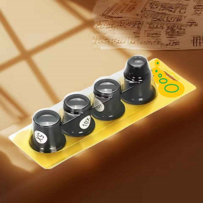 4Pcs Loupe Magnifier Kit For Watch And Jewelry Repair