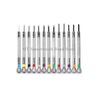 13Pcs Screwdriver Set 0.6mm-2.0mm Watch Repair Tools Flat Head Screwdriver Kit Professional Watchmakers For Watch Repair Tools from B&Q