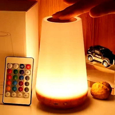  - Dimmable Touch Lamp Bedroom Portable Table Bedside Night Lamp
