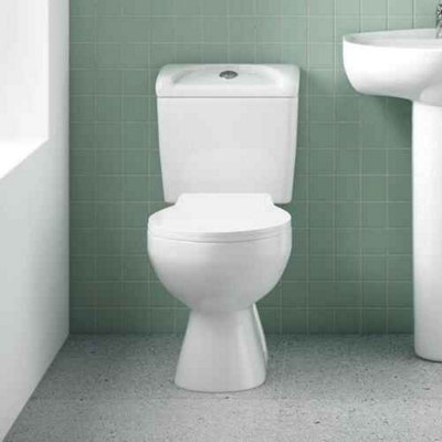  - Modern Close Coupled Toilet With 3/6L Dual Flush Cistern