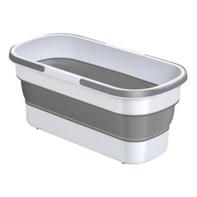 Collapsible Fishing Bucket Large Portable Basin from B&Q