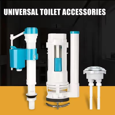 Universal Toilet Fill Valve Kit Adjustable 20,28Cm Tank Repair from B&Q