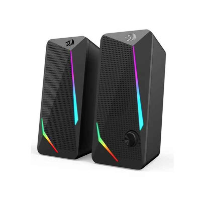 B&Q Redragon Gs510 Waltz Rgb Pc Speakers 2.0 Channel Stereo Sound With 4 Led Modes