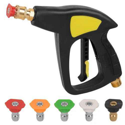  - Car Pressure Washer Spray Gun  Power Water Lance With 5 Nozzles