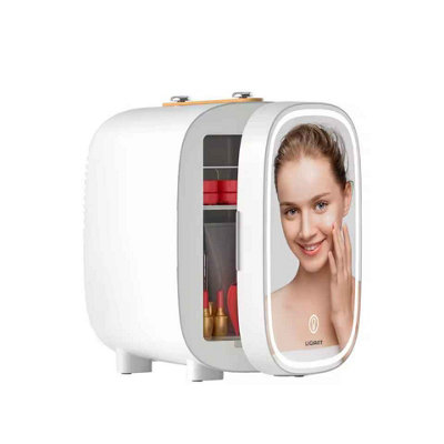 4L Mini Skincare Fridge With Led Mirror Cooler And Warmer from B&Q