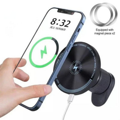 B&Q 15W Wireless Fast Car Charger Phone Holder Automatic Clamp Mount