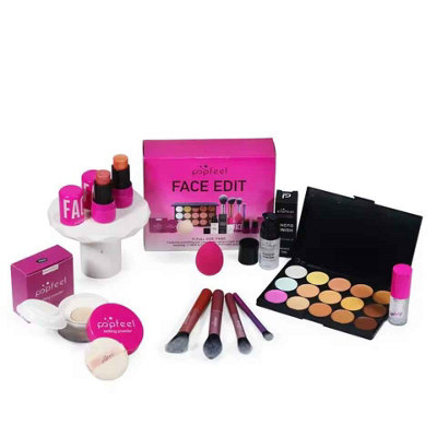 B&Q Complete Makeup Kit For Women  Eyeshadow, Lip Gloss & Lip Oil Gift Set