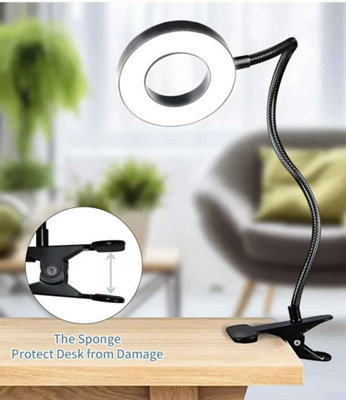 Usb Dimmable Clip-On Lamp  Eye-Safe Led Reading Light