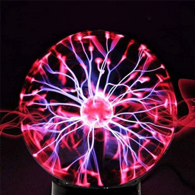 6 Plasma Ball Magic Touch Sensitive Glass Lightning from B&Q