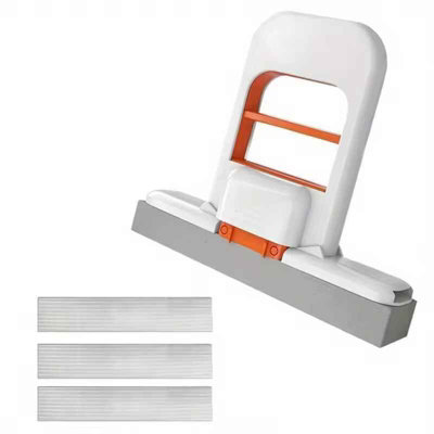  - 3Pcs Mini Sponge Mop SetPortable Hand Free WashSuper Absorbent For Home And Car Cleaning