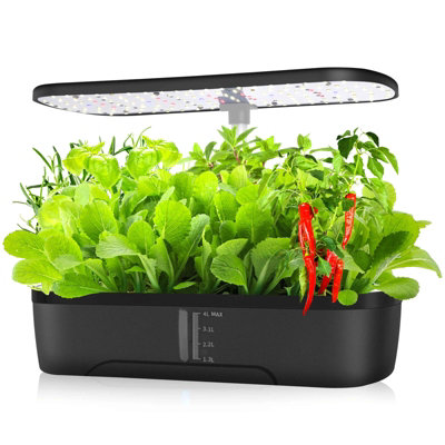  - 12 Pod Indoor Hydroponic Garden With Led Grow Light
