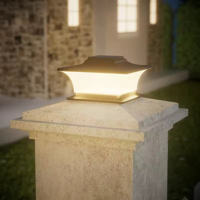 Solar Post Light For Garden Pathway from B&Q