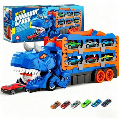  - Dinosaur Monster Car Transporter Toy Truck