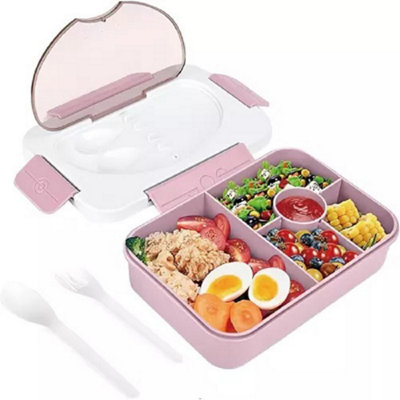 5-Compartment Portable Lunch Box Food Container from B&Q