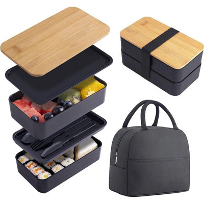 Insulated Lunch Bag Portable Cooler For PicnicSchool & Work from B&Q