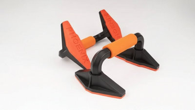 Push-Up Bars With Non-Slip Foam Handles BlackPair from B&Q