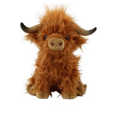 Highland Cow Plush Toy Scottish Gift from B&Q