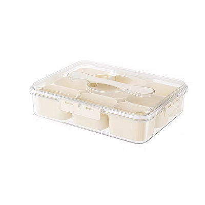 9 Compartment Divided Snack Serving Tray Storage Box from B&Q