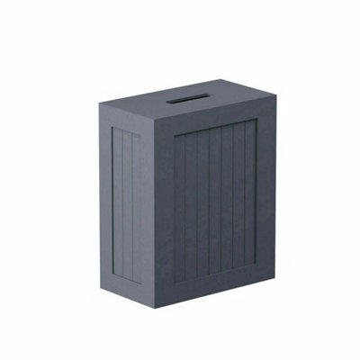 Wooden Slimline Bathroom Toilet Roll Storage Unit Box Caddy from B&Q