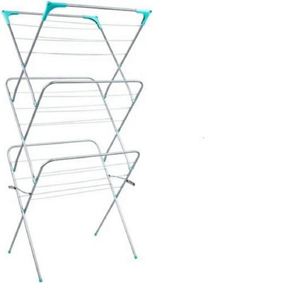  - 3-Tier Clothes Airer Laundry Drying Rack 15M Indoor