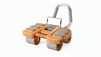Automatic Rebound Ab Roller Fitness Wheel Abdominal Wheel With Elbow Support from B&Q