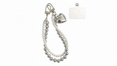  - Pearl Phone Strap Handbag Charm